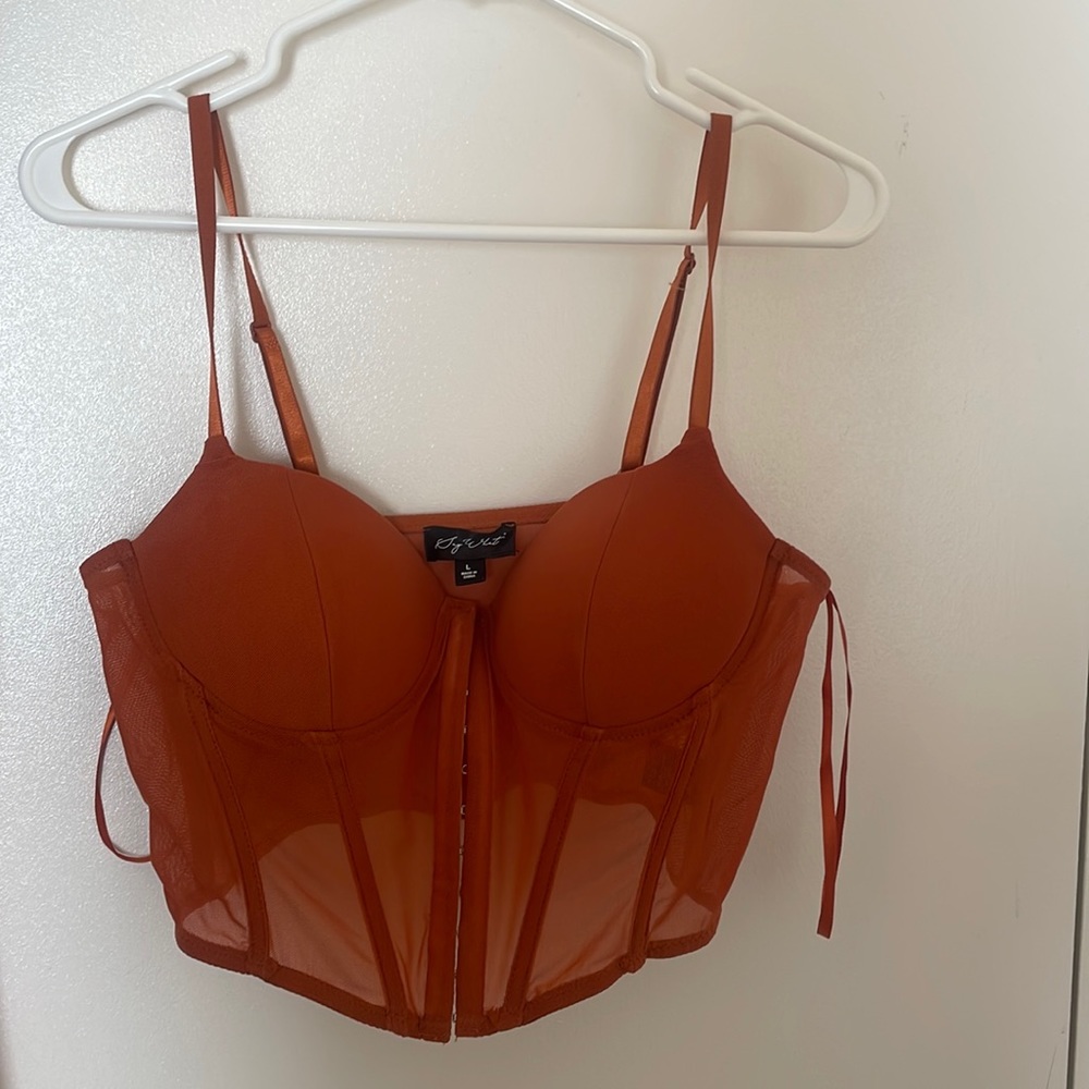 Orange corset